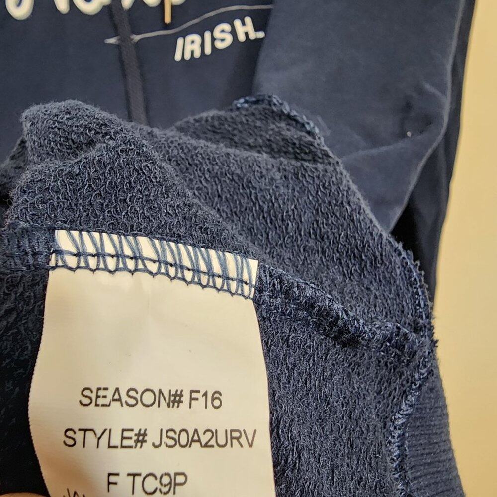 Jansport Notre Dame funnel neck long sleeve tunic sweatshirt woman's size large - Picture 8 of 9